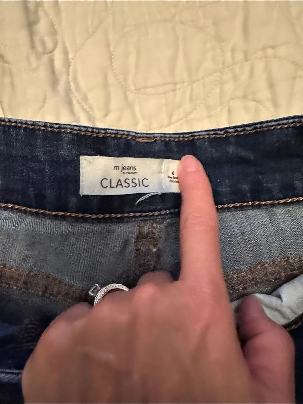 m jeans Classic Skinny Jeans in Blue Size 6